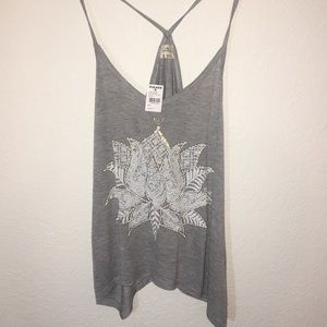 O’Neil lotus spaghetti tank top
